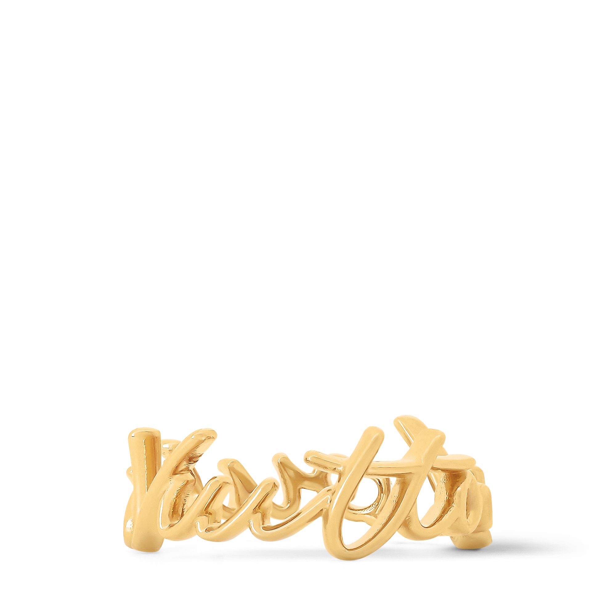 LV Script Ring S00 - Women - Fashion Jewelry | LOUIS VUITTON ®